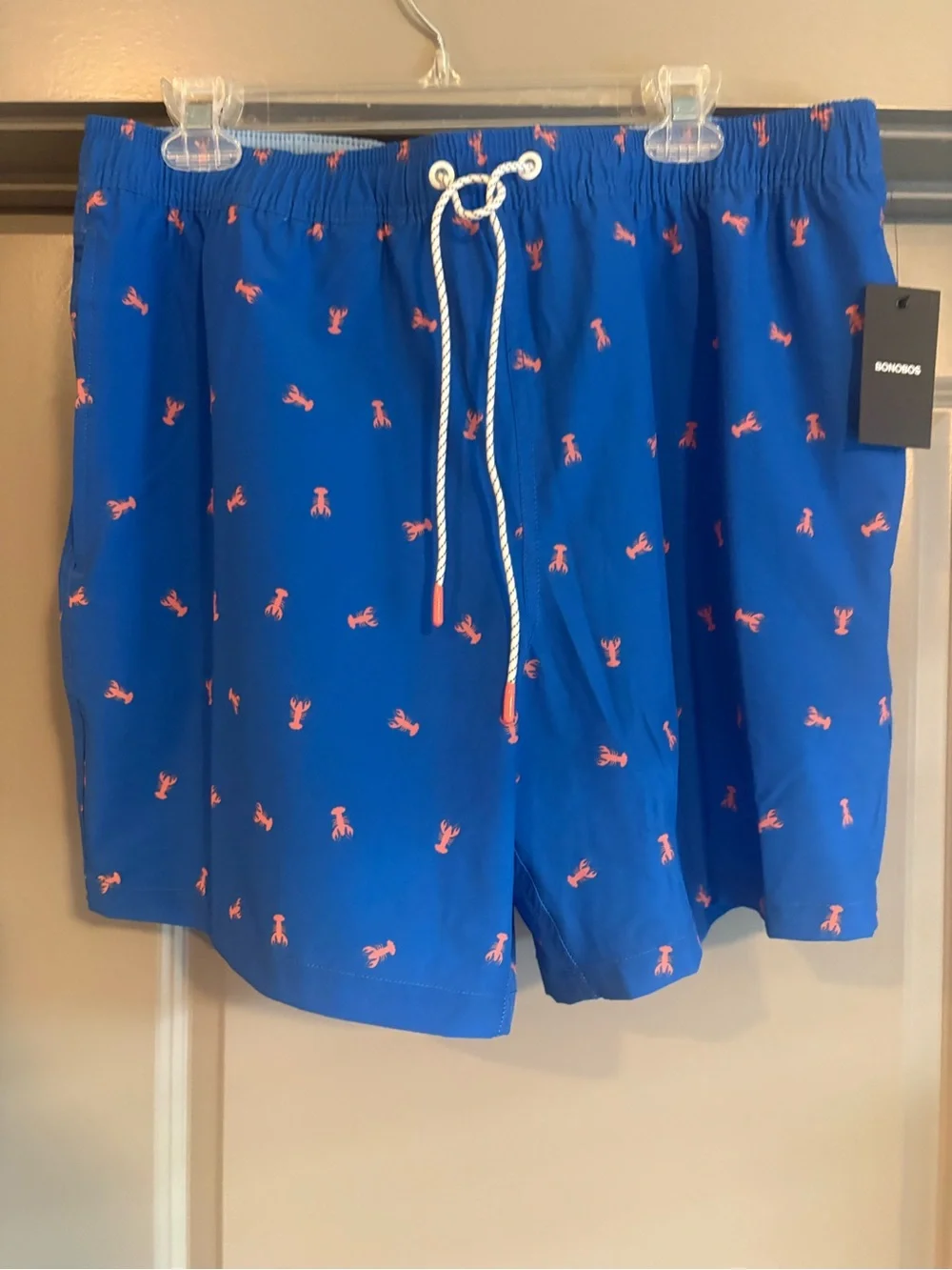 Bonobos Blue and Pink Swim Shorts